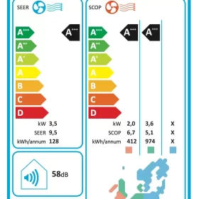 Хиперинверторен климатик Mitsubishi Electric MSZ-LN35VGB/MUZ-LN35VG Onix Black - Image 2