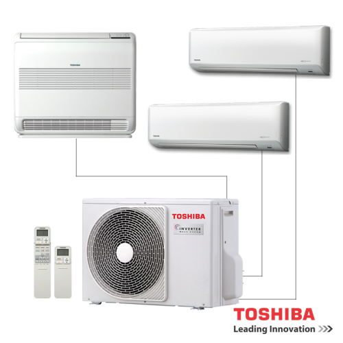 TOSHIBA RAS-3M18G3AVG-E – ВЪНШ