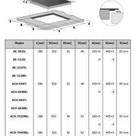 Плот за вграждане ARIELLI AE-321FS - Image 2