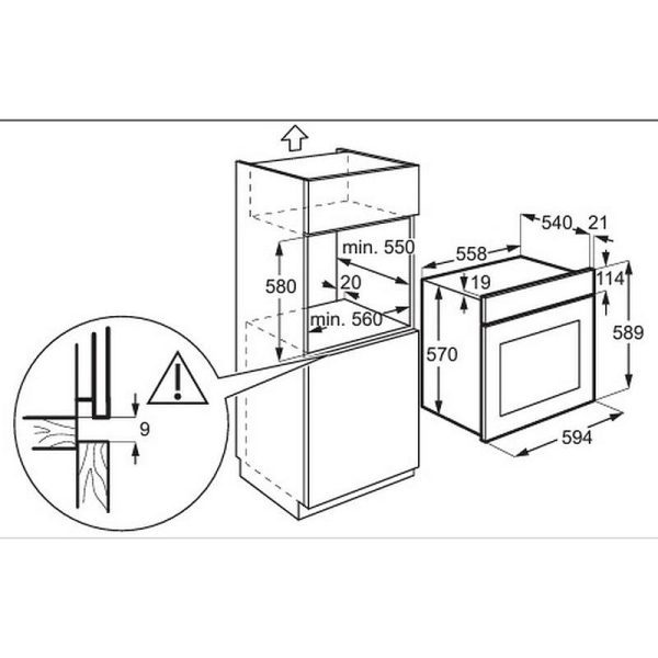 Фурна за вграждане Electrolux EOD5H70BX - Image 5