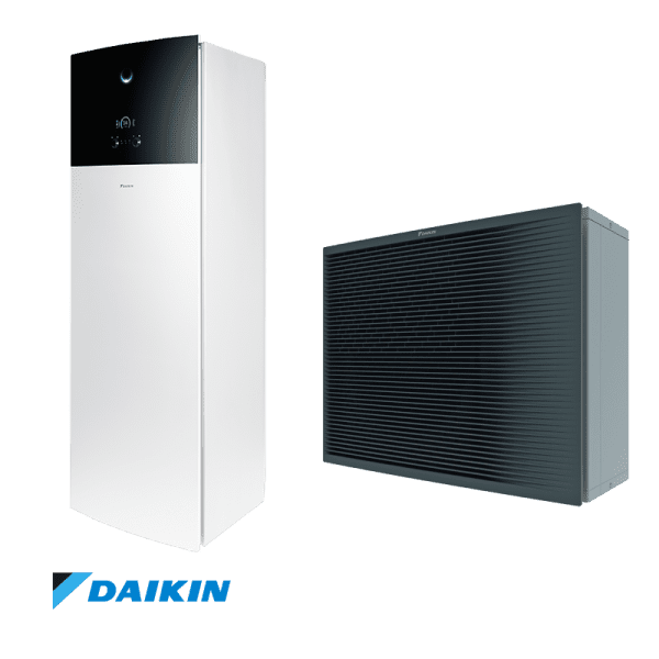 Високотемпературна термопомпа с водосъдържател Daikin Altherma ETVX16S18E9W7 + EPRA16DW1